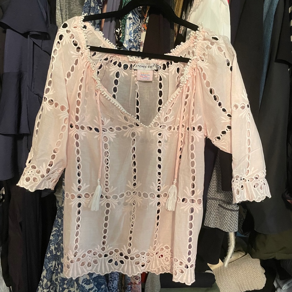 Gretchen Scott top size medium in pink